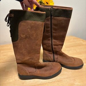 Clark’s Tavoy Cedar Knee High Zip up boots